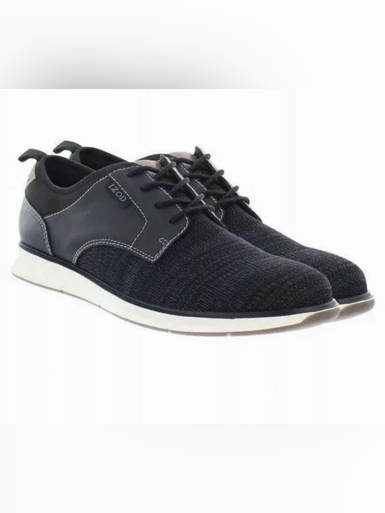 Izod Other - Izod Mens Drift Casual Lace Up Oxford Shoes Black Size 9.5 M